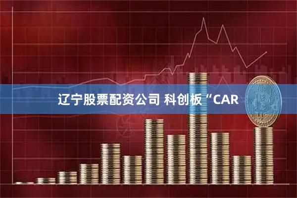 辽宁股票配资公司 科创板“CAR
